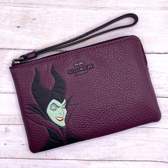 Coach Bags New Disney Limited Edition Coach Corner Zip Leather